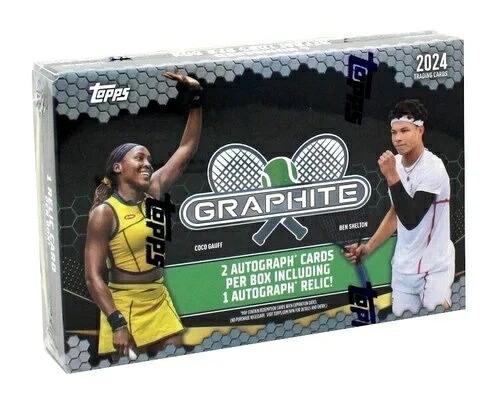 2024 Topps グラファイト テニス ホビーボックス 未開封|トレーディングカード ラフテル