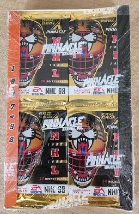 1997-98 ピナクルホッケー ファクトリーシールボックス 20パック、各カード10枚入り EPIX レア|トレーディングカード ラフテル