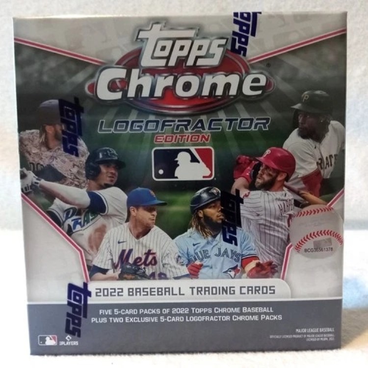 2022 Topps Chrome Logofractor Box - 工場未開封 - 送料無料｜トレーディングカード　ラフテル