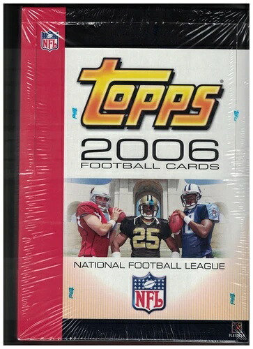 2006 TOPPS フットボール 未開封 ラックパック ボックス 24/18 カードあり ブッシュ・カトラー&ドリュー|トレーディングカード ラフテル