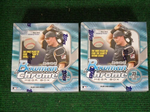 2022 Topps Bowman Chrome Mega Box 未開封 野球カード Elly Mojo オート? 2ロット|トレーディングカード ラフテル