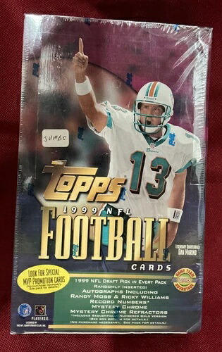 1999 Topps ジャンボパック フットボール ファクトリー シールボックス ワックスホビー 12パック レア｜トレーディングカード　ラフテル 55,660円