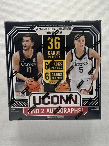 2024-25 Panini UConn カレッジバスケットボール NIL ホビーボックス 工場未開封|トレーディングカード ラフテル
