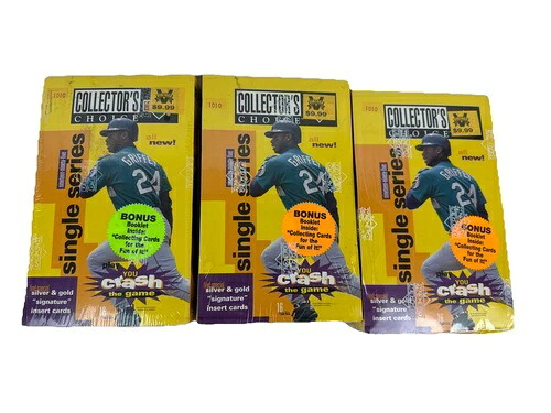 1995年 Upper Deck Collector's Choice シングルシリーズ 未開封 3箱入り 野球ボール｜トレーディングカード　ラフテル 58,740円