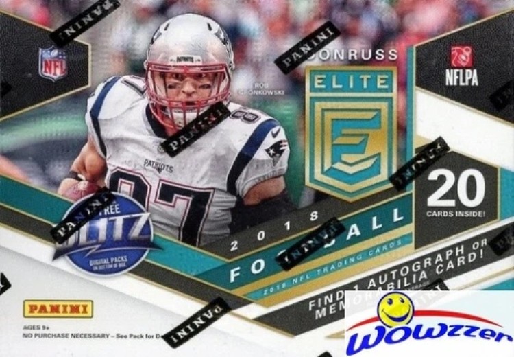 2018 Panini Donruss Elite Football 限定 工場未開封 ブラスターボックス - AUTO/MEM|トレーディングカード ラフテル