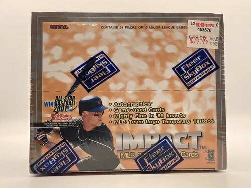 Fleer/Skybox IMPACT MLB 2000 トレーディングカード 工場未開封 リテールボックス｜トレーディングカード　ラフテル