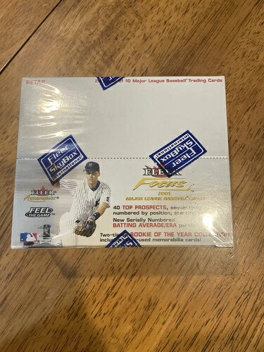 2001 Fleer Focus 野球用リテールボックス 工場未開封 20パック HTF｜トレーディングカード　ラフテル 55,660円