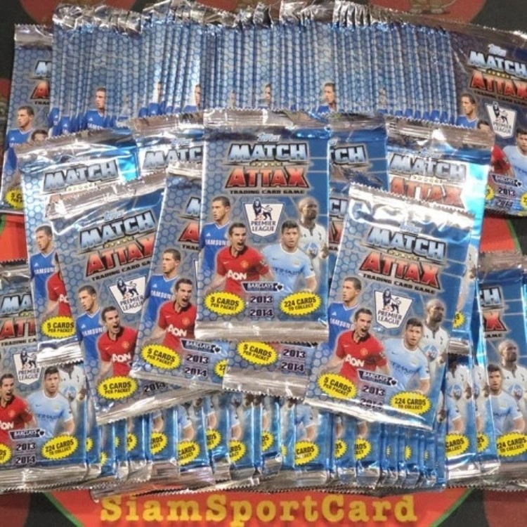 2013-14 Topps Match Attax EPL (100枚入り)｜トレーディングカード　ラフテル