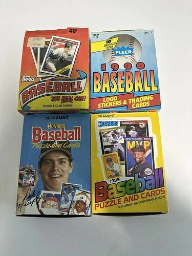 1989 ドンラス ベースボール ワックス ボックス ロット 88 トップス & ドンラス、90 フリーア ボックス!グリフィージュニア!|トレーディングカード ラフテル