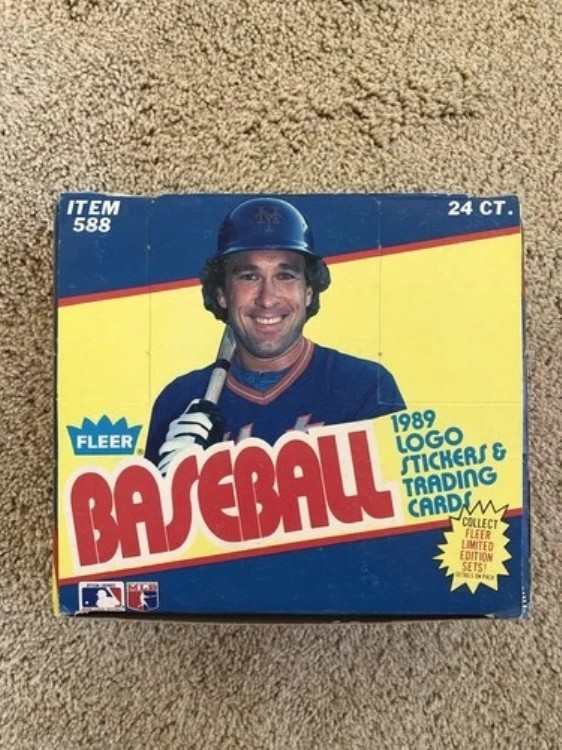 1989 FLEER ベースボール チェロボックス (24個入り未開封パック) GRIFFEY JR RC、RIPKEN|トレーディングカード ラフテル