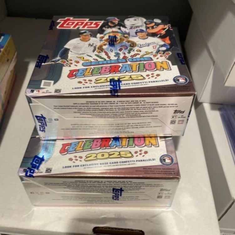 (2) 2025 Topps シリーズ1 ベースボール セレブレーション メガファンボックス ロット 新品未開封｜トレーディングカード　ラフテル