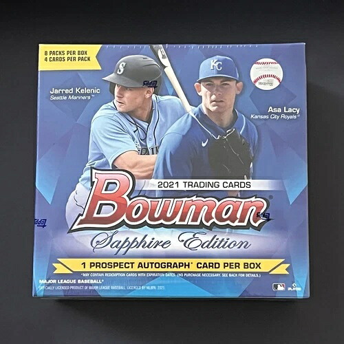 2021 ボウマン サファイア エディション MLB ベースボール ファクトリーシールボックス オンライン限定｜トレーディングカード　ラフテル