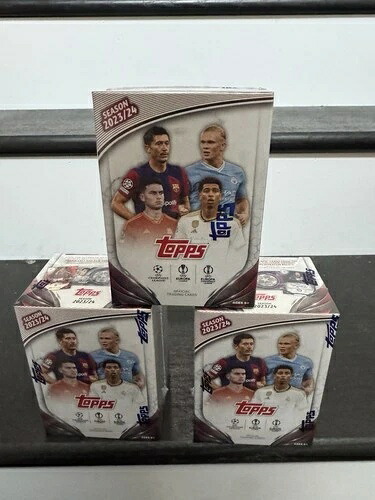 2023-24 Topps UEFAクラブ大会 UCL フラッグシップ ブラスターボックス (x3) 新品未開封｜トレーディングカード　ラフテル