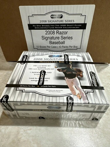 2008 RAZOR シグネチャーシリーズ MLB ベースボール ホビーボックス バスターポージー?オート 新品未開封|トレーディングカード ラフテル