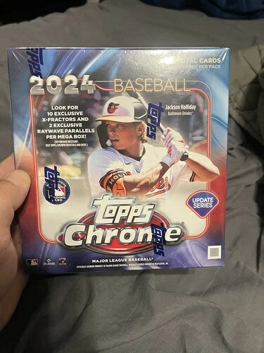 2024 Topps Chrome Update メガボックス - Holiday、Langford、Skenes 未開封｜トレーディングカード　ラフテル