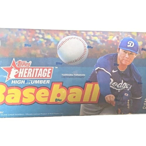 2024 Topps Heritage High Number Baseball Hobby Box 工場未開封！SKENES｜トレーディングカード　ラフテル