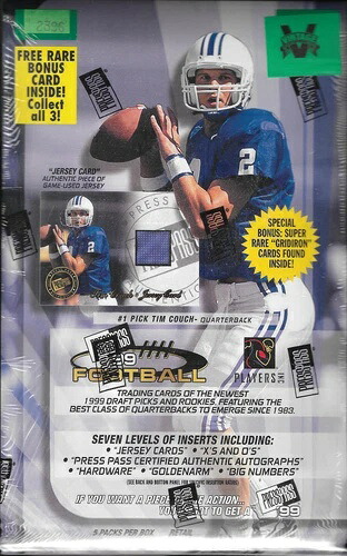 プレスパス 1999 フットボールカード 小売用ボックス 工場未開封|トレーディングカード ラフテル