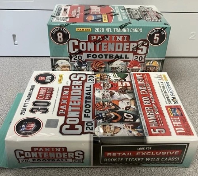 2020 パニーニ コンテンダーズ フットボール NFL - ブラスター1個とハンガー1個付きボックス(工場未開封)|トレーディングカード ラフテル