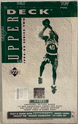 1994/95 アッパーデッキ NBA バスケットボール シリーズ 2 ホビーボックス 36 パック 新品未開封 米国製｜トレーディングカード　ラフテル 55,660円