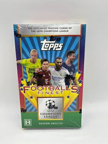 2021-22 Topps Finest Flashback UEFA サッカー ホビーボックス 工場未開封|トレーディングカード ラフテル