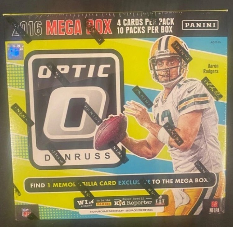 2016年 Panini Donruss Optic Football メガファクトリーシールボックス!自動またはメモリアル!|トレーディングカード ラフテル