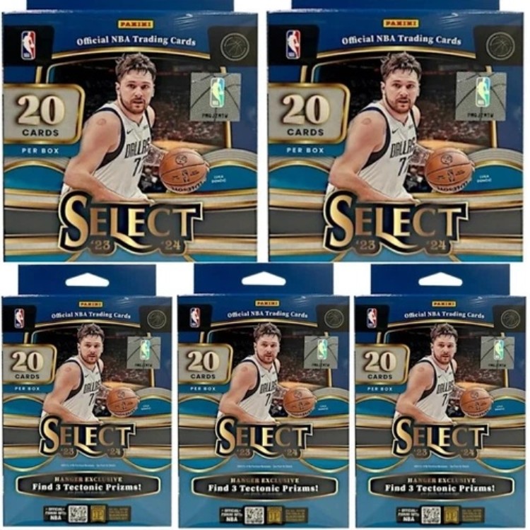 2023-24 NBAセレクト バスケットボール ハンガーボックス - 5個セット - テクトニックプリズム - 未開封｜トレーディングカード　ラフテル
