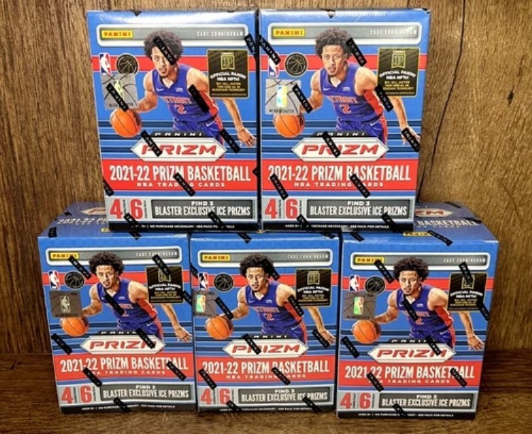 (5個セット) 2021-22 パニーニ プリズム バスケットボール NBA 工場未開封 ブラスターボックス|トレーディングカード ラフテル