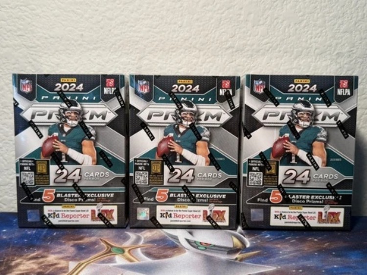 2024年 パニーニ プリズム NFL フットボール ブラスターボックス 未開封 3箱セット|トレーディングカード ラフテル