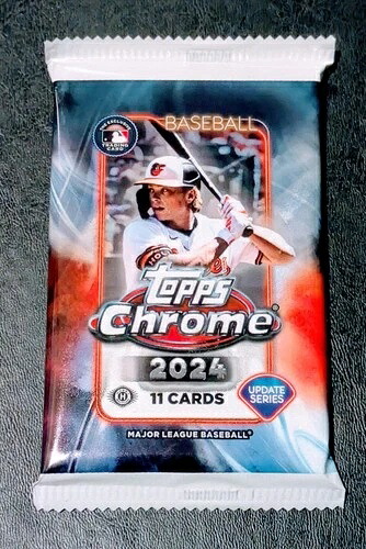 [1x パック] 2024 Topps Chrome Update シリーズ ホビー ジャンボ ボックス パック - デビュー パッチ｜トレーディングカード　ラフテル