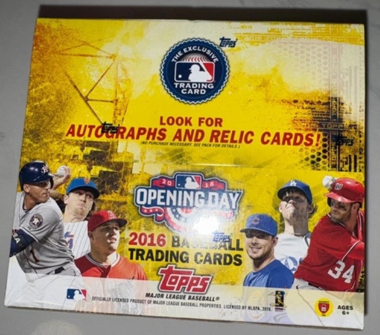 2016 Topps 開幕戦 ベースボール ホビーボックス 未開封 36パック/1パック7枚入り|トレーディングカード ラフテル