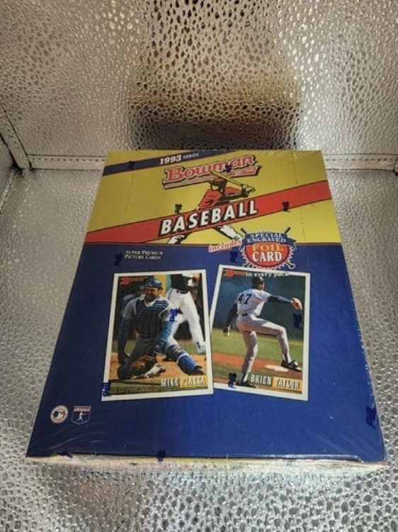 1993 ボウマン ベースボール ファクトリー シール ワックス ボックス 24 パック 新品 ジーター ルーキー カード !!!｜トレーディングカード　ラフテル
