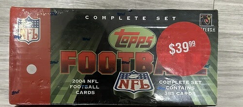 2004 Topps NFL フットボールセット 工場未開封ボックス - マニング・ロスリスバーガー RC|トレーディングカード ラフテル