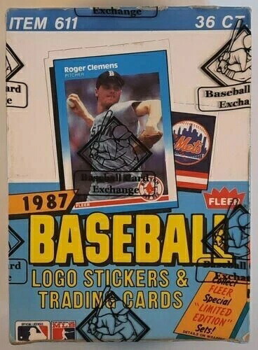 1987年 FLEER 野球用ワックスボックス 36個入り 未開封 BBCE 正規品 PSA|トレーディングカード ラフテル