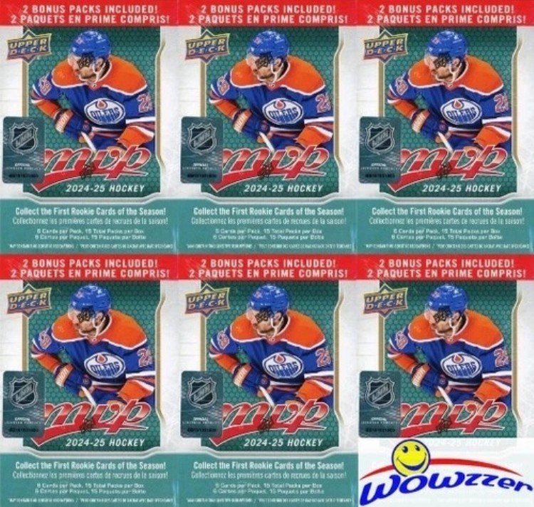 (6) 2024/25 Upper Deck MVP ホッケー限定工場密封ブラスターボックス - 90パック!｜トレーディングカード　ラフテル 55,660円