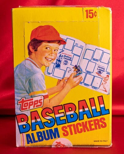 未開封 1981 Topps ベースボールステッカーボックス | 超クール | ヘンダーソン | ライアン|トレーディングカード ラフテル