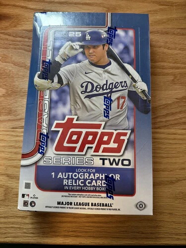 2025 Topps シリーズ2 ベースボール ファクトリーシール ホビーボックス *ケースから出したて*｜トレーディングカード　ラフテル