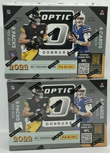 新品未開封 2022 Panini Donruss Optic NFL Fanatics限定ブラスター x2|トレーディングカード ラフテル
