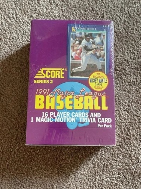 1991年 ザ・スコア シリーズ2 メジャーリーグベースボール MLB限定 工場未開封|トレーディングカード ラフテル