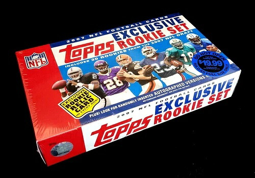 2007 TOPPS NFL ルーキーセット (30) カルビン・ジョンソン、エイドリアン・ピーターソン、ジョー・トーマス + レリック|トレーディングカード ラフテル
