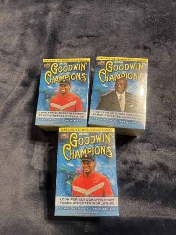 (3) 2020 Upper Deck Goodwin Champions ブラスターボックス 新品未開封｜トレーディングカード　ラフテル 55,660円