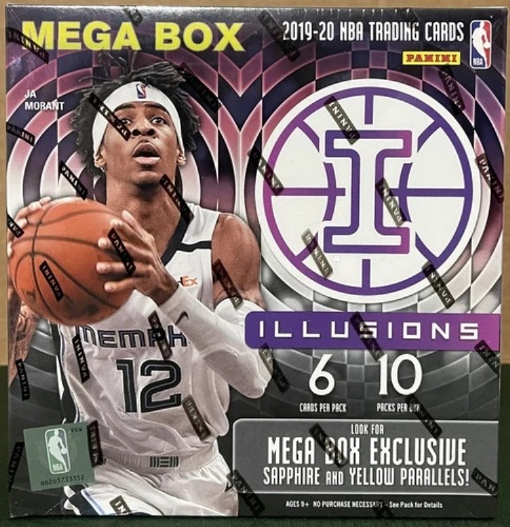 2019-20 Panini Illusions NBA バスケットボール メガ ボックス - 工場密封 - JA、ザイオン|トレーディングカード ラフテル