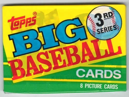 1990 Topps Big 3rd 未開封パック 上面:KEN GRIFFEY JR、裏面:LARRY WALKER RC|トレーディングカード ラフテル