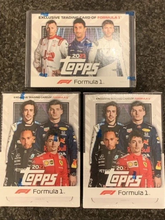 (X3) 2021 Topps Formula 1 ブラスター ボックス 新品未開封 F1 レーシング - 3 個セット!!|トレーディングカード ラフテル