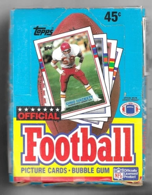 1989年 Topps NFL フットボール トレーディングカード 工場未開封｜トレーディングカード　ラフテル