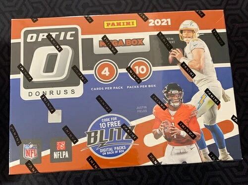 2021 パニーニ ドンラス オプティック NFL フットボール メガボックス - ターゲット - 工場未開封|トレーディングカード ラフテル