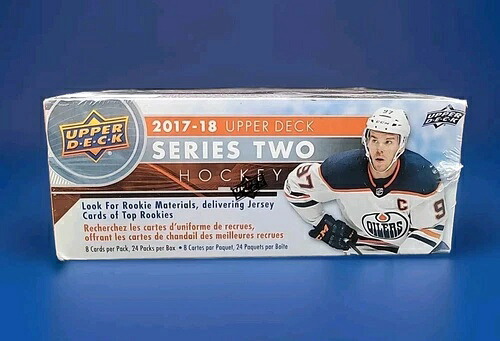 2017/18 UD シリーズ2 ホッケー 密封 24パック リテールボックス ヤングガンズ ルーキージャージ｜トレーディングカード　ラフテル