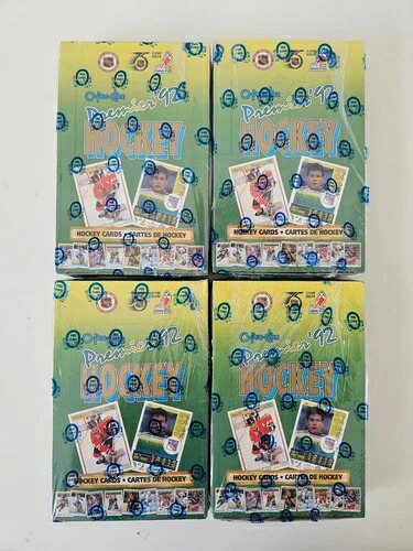 1992 O-Pee-Chee プレミア NHL ホッケー 未開封カードボックス 4枚入り 36パック/ボックス｜トレーディングカード　ラフテル