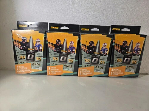 X4 2022 Panini Donruss Optic NFL Football 3パック 小売用ハンガーボックス 工場シール|トレーディングカード ラフテル
