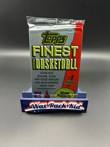 1996-97 Topps Finest シリーズ 1 バスケットボール カード SEALED パック コービー ブライアント チェイス!|トレーディングカード ラフテル