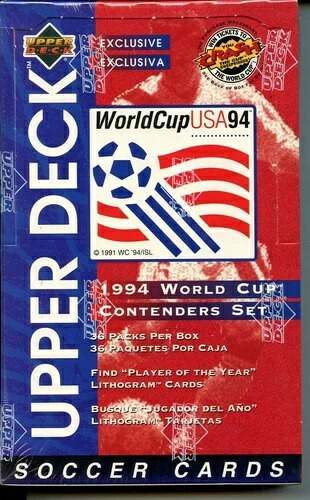 1994年アッパーデッキワールドカップサッカートレーディングカード36パックミア・ハムマイケル・ジョーダン｜トレーディングカード　ラフテル